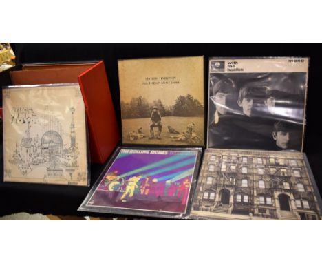 Vinyl Records - Led Zeppelin, Physical Graffiti, Beatles, Rolling Stones, George Harrison, Pink Floyd; quantity