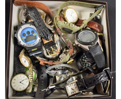 Watches - a vintage Smiths Everite Aquatite wristwatch;  others mechanical and quartz inc Mondaine, Timex, Fero, Avia, etc qt