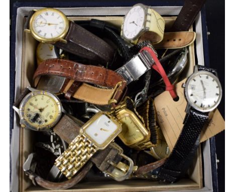 Watches - a vintage Waldman Super wristwatch;  others mechanical and quartz inc Limit, Sekonda, Lorus, Swatch, Casio, Timex e