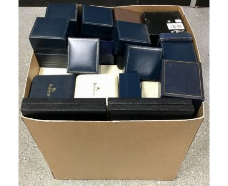 Watch boxes - a collection of early 20th century and later boxes assorted colours and makes inc Burberry, Timex, Lorus, qty; 
