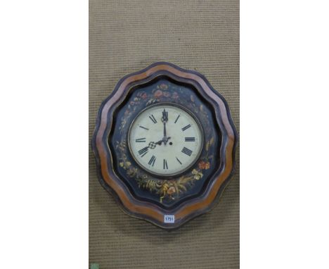A Tolle work metal wall clock  - 59cm x 50cm 