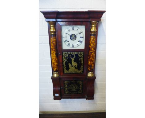 An eight day wall clock by Seth Thomas circa 1860