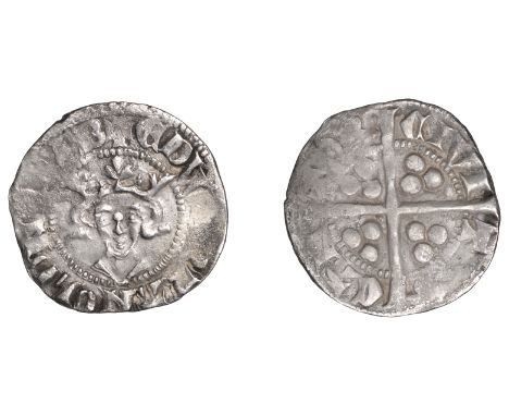 Edward II (1307-1327), Penny, class 12a, Canterbury, wedge-shaped petals and tiny pellet ornaments in crown, 1.46g/3h (SCBI N