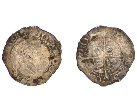 Edward VI (1547-1553), First period, Halfgroat, Canterbury, no mm., reads edward and civitas cantor, 0.99g/3h (N 1901; S 2459