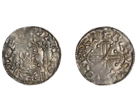 Edward the Confessor (1042-1066), Penny, Hammer Cross type, Thetford, Blachere, blacere on det, line cut into rev. die, 1.24g