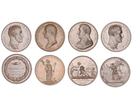 Siege of Acre, 1799, a copper medal by N.G.A. Brenet for Mudie, 41mm (BHM 476; E 906); Death of Lord Nelson, 1805, a copper m