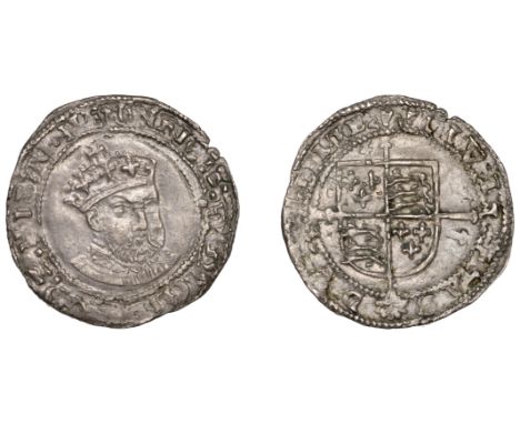 Henry VIII (1509-1547), Posthumous coinage, Sixpenny Groat, type IV, Dublin, mm. harp on rev. only, small bust of late Tower 