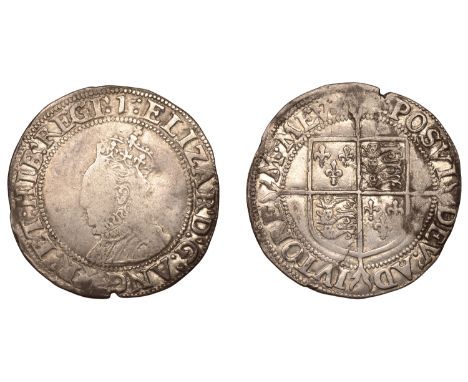 Elizabeth I (1558-1603), Seventh issue, Shilling, mm. 1, bust 6B, 5.78g/6h (N 2014; S 2584). Light surface marks and stains, 