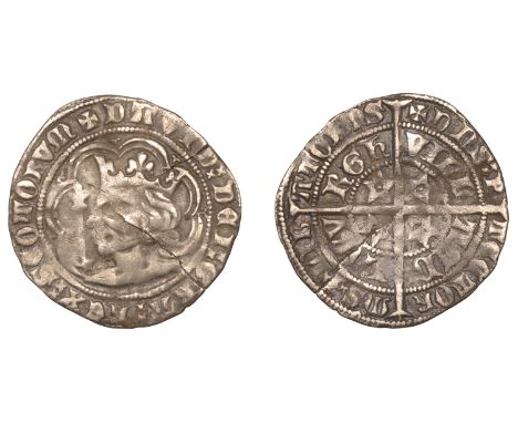 David II (1329-1371), Light coinage, Groat, Edinburgh, star on sceptre handle, trefoils in spandrels, 3.68g/12h (SCBI 35, 421