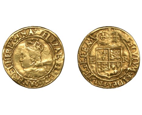 Elizabeth I (1558-1603), Third issue, gold Crown, mm. coronet, bust 4C, reads an’, 2.63g/6h (Brown/Comber H11; N 1995; S 2522