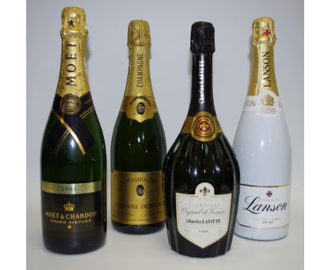 Charles Lafitte champagne Orgeuil de France,  1985, 75cl;  Moet &amp; Chandon Grand Vintage, 2003, 75cl;  Lawson White Label 