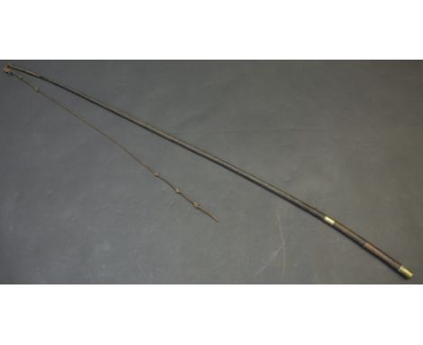 An early 20th century coaching whip. 137cm long