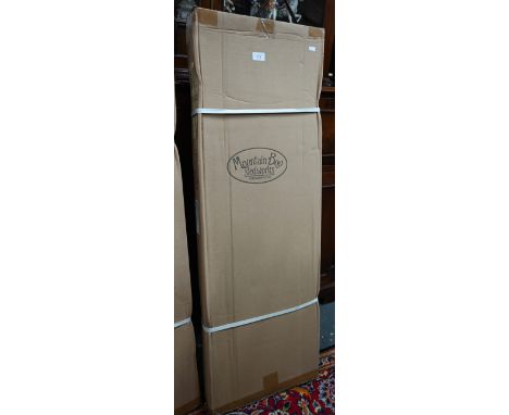 Mountain Boy Ultimate Flyer 47in sled, handmade in birch, willow and stainless steel - boxed as new 
