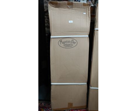 Mountain Boy Ultimate Flyer 47in sled, handmade in birch, willow and stainless steel - boxed as new 