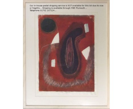 MATTHEW HILTON.* 'King Golly.' Reduction block print. Signed, titled, dated 3/4/97 & No. 1/4. 61 x 43cm.