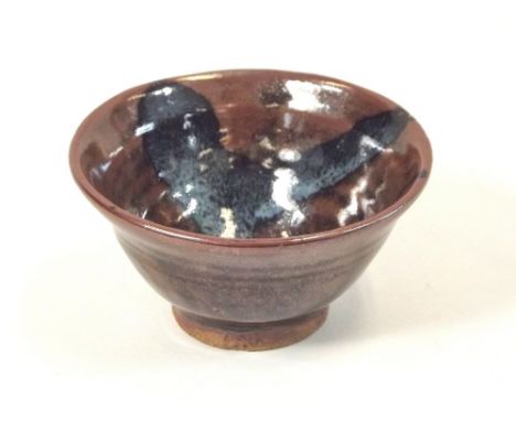 TREVOR CORSER. A bowl by Trevor Corser. Personal & Leach Pottery marks. Diameter 13cm.