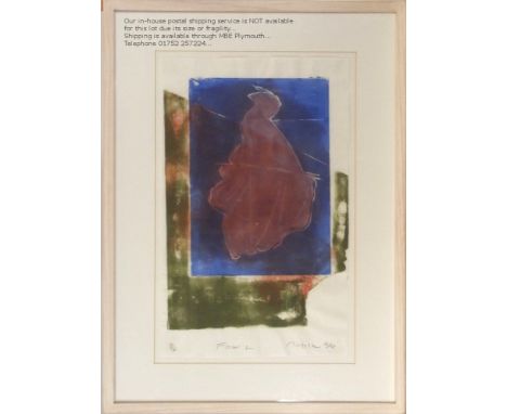 MATTHEW HILTON.* 'Fowl.' Reduction block print. Signed, titled, dated 3/98 & No. 3/6. 55 x 23cm.