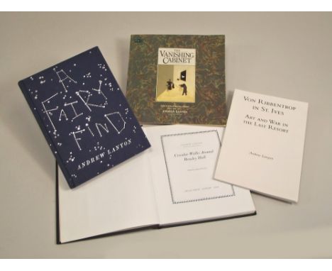 BOOKS: ANDREW LANYON. Four books by Andrew Lanyon; 'Von Ribentrop in St. Ives'; 2011 edition, 'A Fairy Find', 2006; 'The Vani