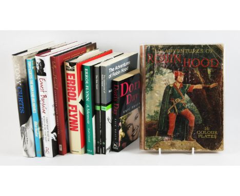 Hollywood Stars and related:  Ten hardback and paperback books, mostly first editions or early reprints, five of which are Si
