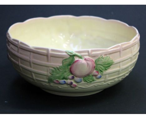 A Clarice Cliff Newport Pottery bowl. Diam. 24cm. Condition - very good, no chips, cracks nor any signs of restoration, gener