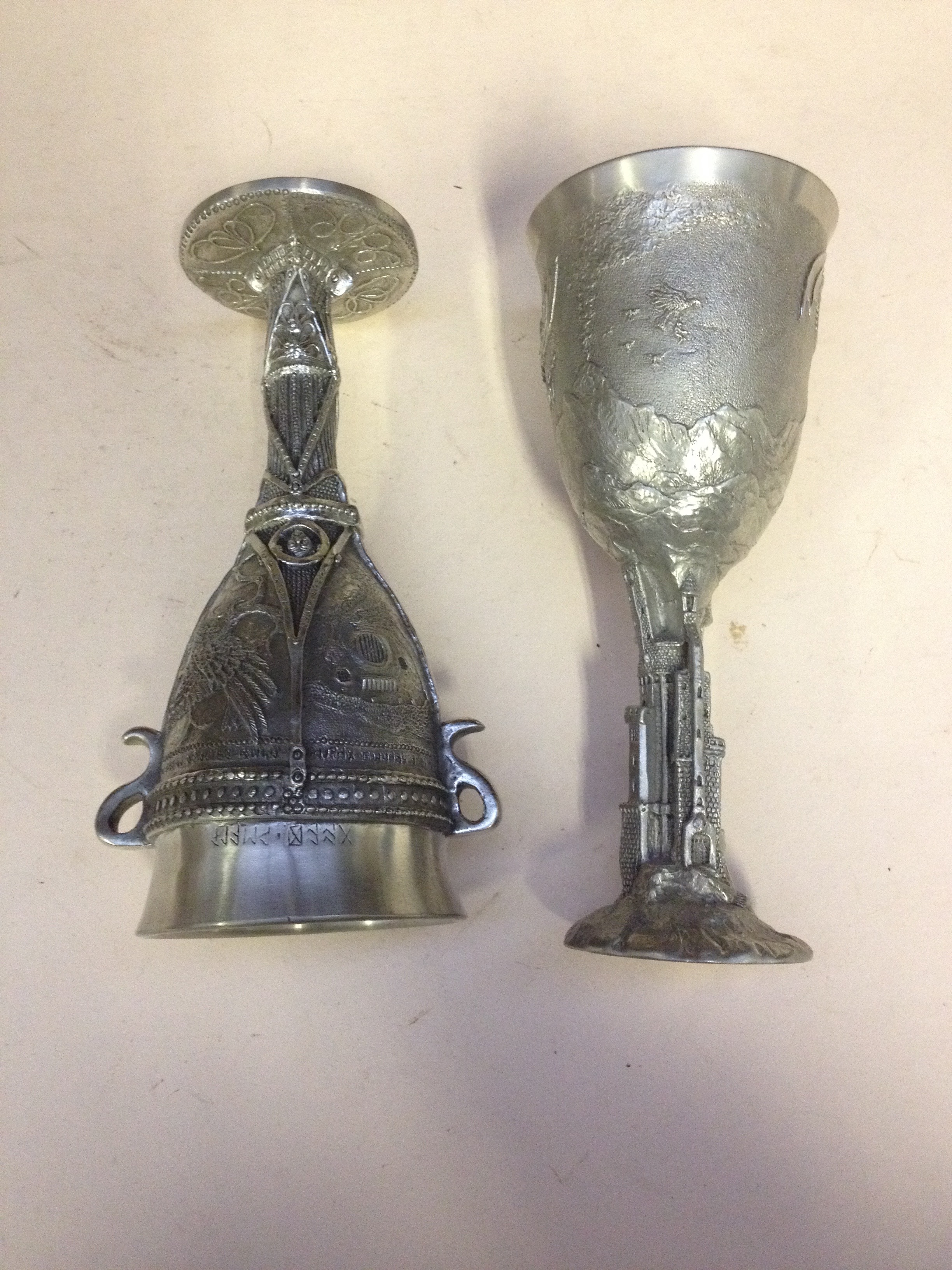 Lord Of The Rings items comprising two Selangor pewter 