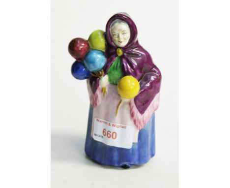 A WH Goss Balloon Seller. Condition - good, no chips, cracks nor any damage/restoration, general wear to include crazing and 