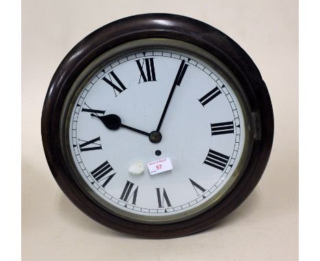 A fusee wall clock. Diam. 39cm