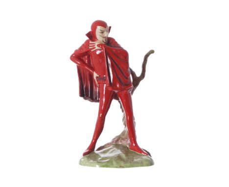 CARLTONWARE FIGURE OF MEPHISTOLimited edition 218/50024 cm. high; 14 cm. wide; 9 cm. deep