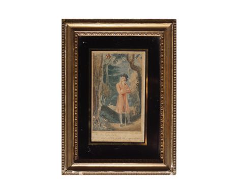 AFTER STOTAReighteenth-century portrait engravingenclosed in a verre eglomise border and gilt frame14 x 9 cm.