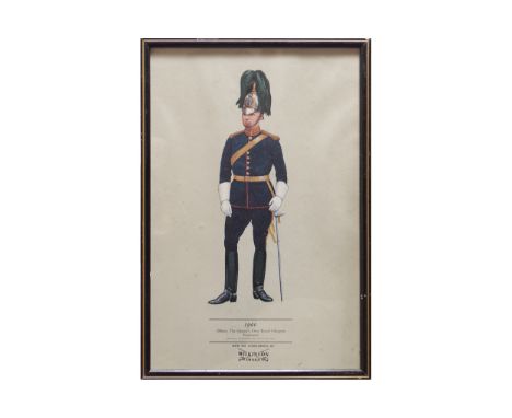 WILKINSON SWORD ADVERTISEMENTdepicting an officer the Queens own Royal Glasgow Yeomanry circa 190035 x 22 cm.