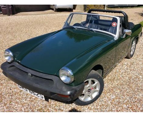 1977 MG Midget 1500Make: MGModel: Midget 1500Year: 1977Mileage: 77,497VIN: GAN6191580GRegistration: OMS662SConfiguration: Rig
