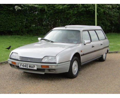 1989 Citroen CX 25 DTR T/D EstateMake: CitroenModel: CX25 DTR TD EstYear: 1989Mileage: 122,508VIN: VF7MANV0001NV9748Registrat