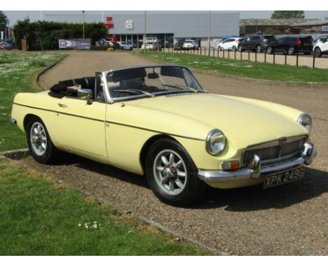 1969 MG B RoadsterMake: MGModel: B RoadsterYear: 1969Mileage: 2,532VIN: GHN4170804GRegistration: XPK249GConfiguration: Right 