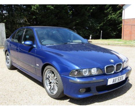 2000 BMW E39 M5Make: BMWModel: E39 M5Year: 2000Mileage: Contact AuctioneerVIN: WBSDE92070BJ11176Registration: A11SXXConfigura