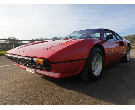 1981 Ferrari 308 GTBi LHDMake: FerrariModel: 308 GTBi Year: 1981Mileage: 10,373VIN: ZFFHA01B000034657Registration: TAW621XCon