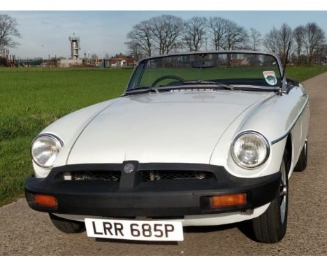 1975 MG B RoadsterMake: MGModel: B RoadsterYear: 1975Mileage: 25,651VIN: GHN5378170GRegistration: LRR685PConfiguration: Right