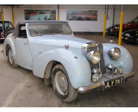 1948 Triumph 1800 RoadsterMake: TriumphModel: 1800 RoadsterYear: 1948Mileage: 38,643VIN: TRD1907Registration: JLY767Configura