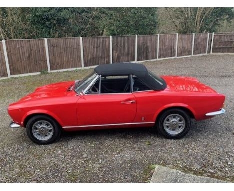 1968 Fiat 124 Spider (AS Series 1) LHDMake: FiatModel: 124 Spider (AS Series 1) LHDYear: 1968Mileage: Contact AuctioneerVIN: 