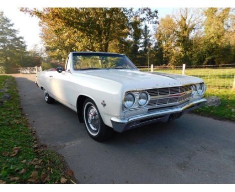 1965 Chevrolet Chevelle Malibu SS ConvertibleMake: ChevroletModel: Chevelle MalibuYear: 1965Mileage: Contact AuctioneerVIN: 5