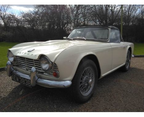 1964 Triumph TR4Make: TriumphModel: TR4 Year: 1964Mileage: 9,885VIN: CT35995Registration: AEW383BConfiguration: Right hand dr