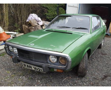 1973 Renault 17 TS CoupeMake: Renault Model: 17 TS CoupeYear: 1973Mileage: 52,511VIN: 6505160Registration: RAN162LConfigurati