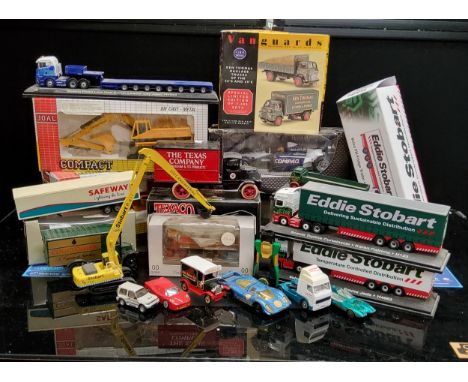 A Schuco TNT DAF 95XK tractor unit and curtain side trailer, limited edition, boxed; The Eddis Stobart Collection, Atlas Edit