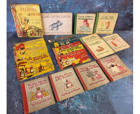 Mary Mouse imagined by Enid Blyton softback books pictured by Olive F. Openshaw including Here Comes Mouse Again, blue; anoth