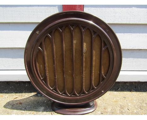 An Art Deco BTH Bakelite speaker, 13" diameter