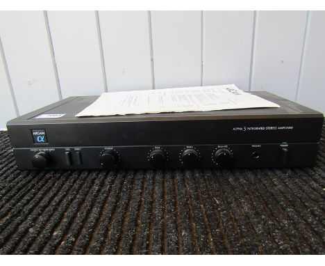 An Arcam Alpha 3 amplifier