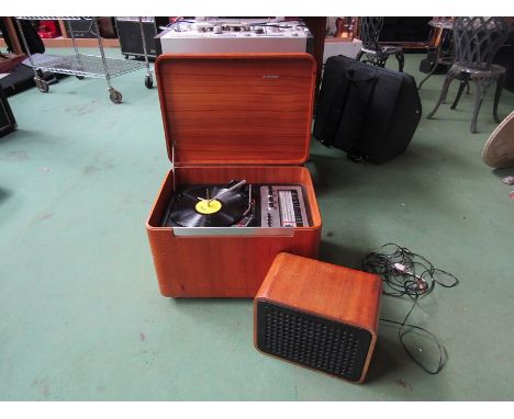 A 1970's Murphy 'Cube' radiogram with one speaker
