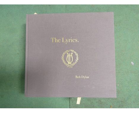 BOB DYLAN: 'The Lyrics' hardback book, Simon &amp; Schuster 2014