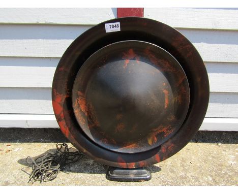 An Art Deco Philips Bakelite speaker, 18" diameter (with original cardboard box)
