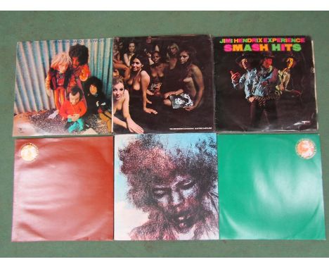 JIMI HENDRIX:  "Band Of Gypsys" LP (Puppet Sleeve) Track Records 2406 002, (media VG+, sleeve VG+) together with Electric Lad