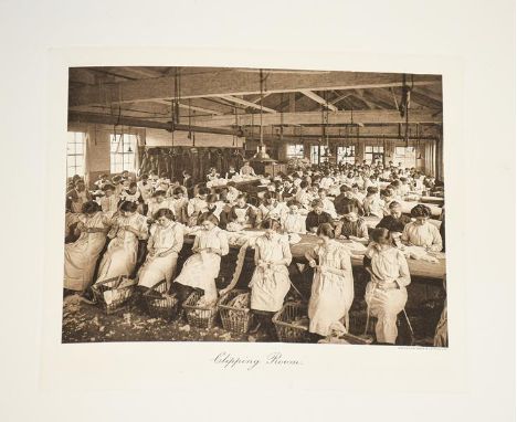 Lace-making. Visit of Their Majesties King George V and Queen Mary to the Works of Birkin &amp; Company, Nottingham, on Wedne